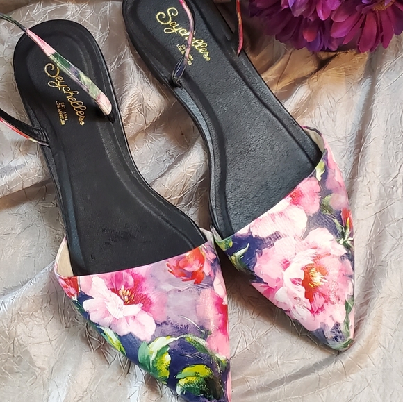 SEYCHELLES LOS ANGELES LEATHER FLATS SZ 8 - Picture 3 of 11